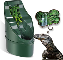 Load image into Gallery viewer, Reptile Chameleon Cantina Drinking Fountain Water dripper Comes with Feeding Tongs and Frosted
